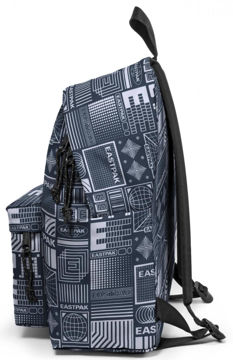 Eastpak Padded Pakr Rucksack Bold Next schwarz weiß gemustert