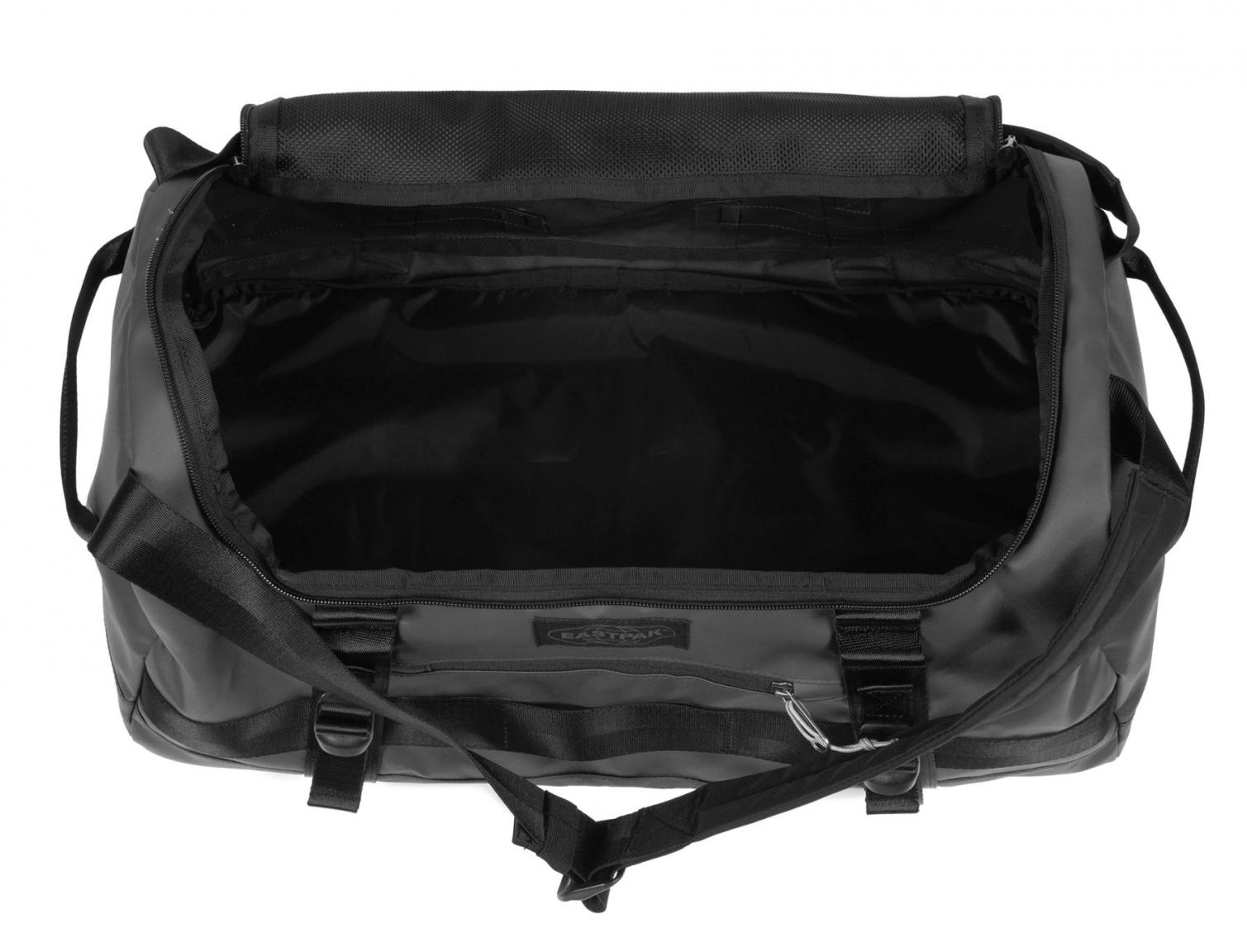 Eastpak Reisetasche mit Rucksackfunktion Duffel Pack Medium 70 Liter Tarp Black