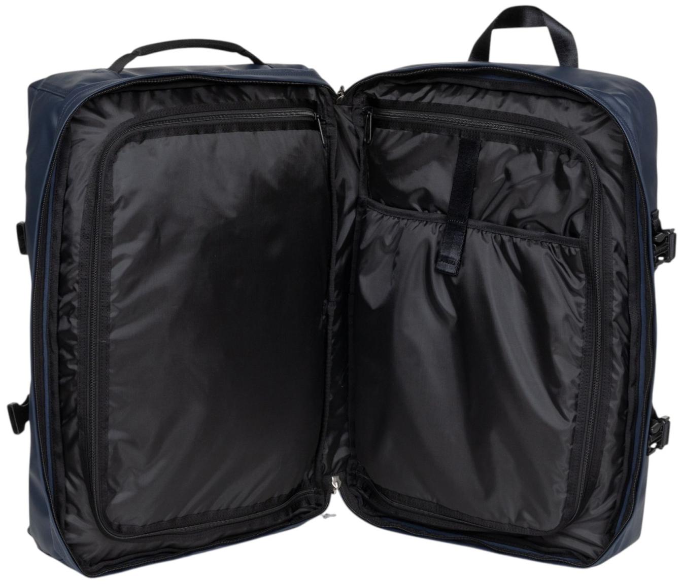 Eastpak Reisetasche mit Rucksackfunktion Travelpack beschichtet Tarp Navy