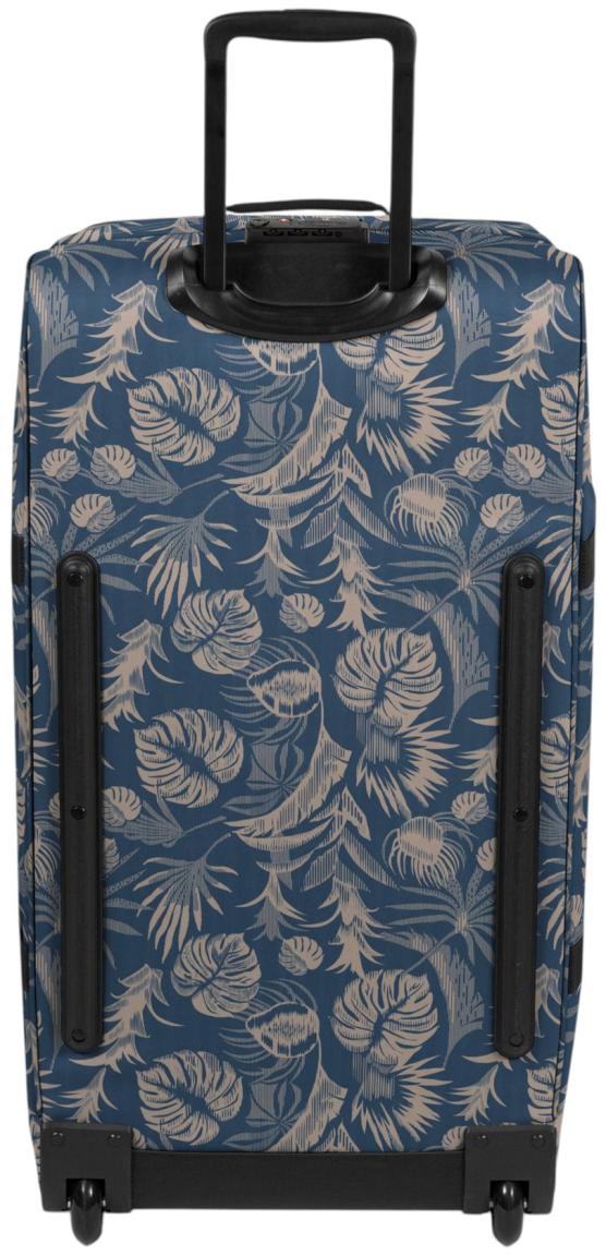 Eastpak Reisetaschentrolley Tranverz L Brize Blue Beige Palmenblätter
