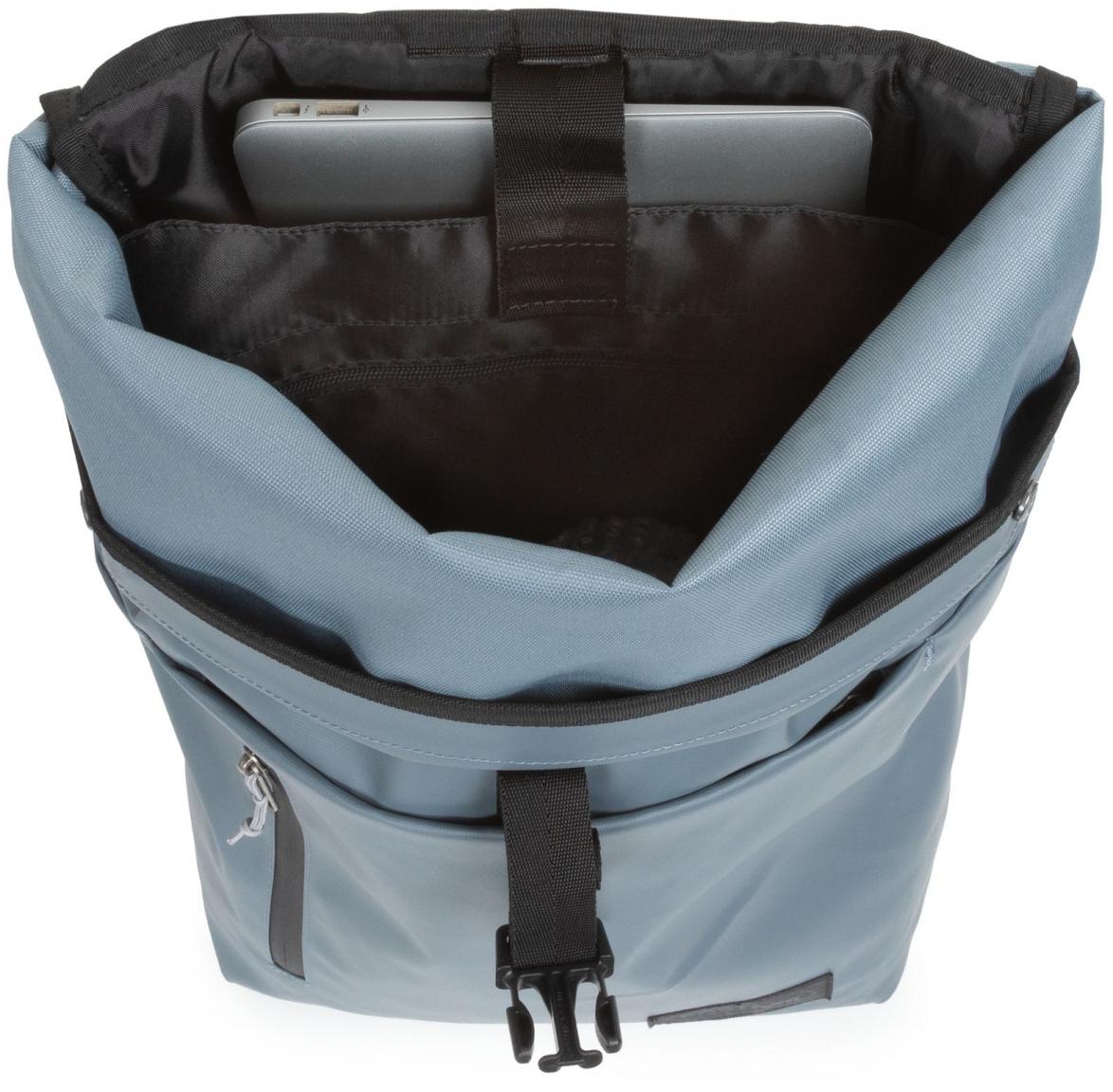 Eastpak Roll Up beschichtete Rollrucksack Tarp Stormy grau