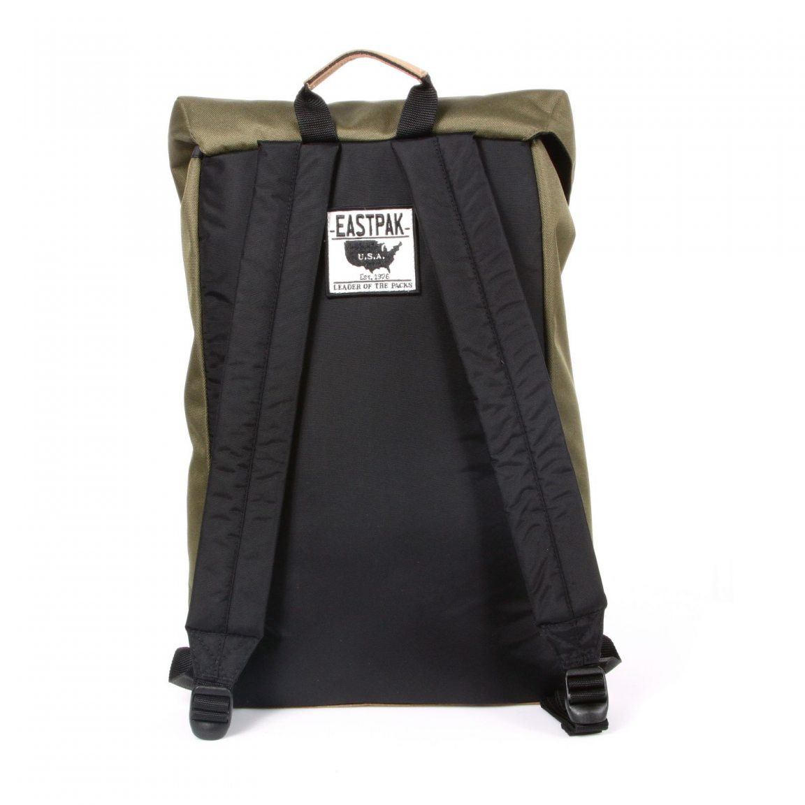 Eastpak Rowlo Rucksack mit Leder into marron