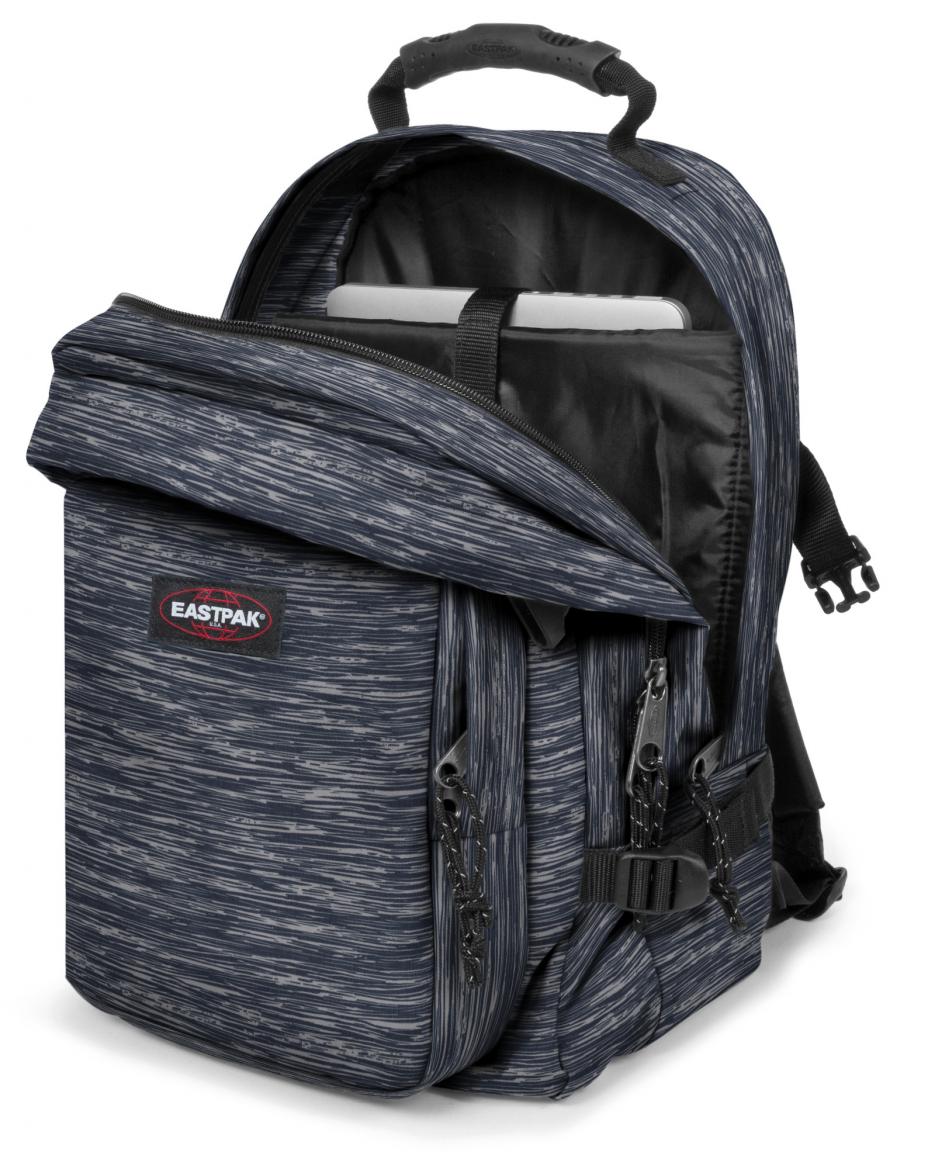 Eastpak Schulrucksack Provider Knit Grey grau schwarz Streifen