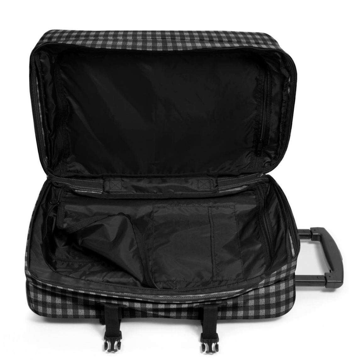 Eastpak Strapverz Rucksackkoffer Handgepäck Karo grau