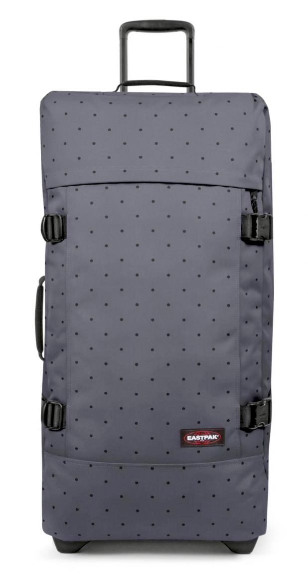 Eastpak Transverz L Rollentasche Dot Grey schwarze Punkte
