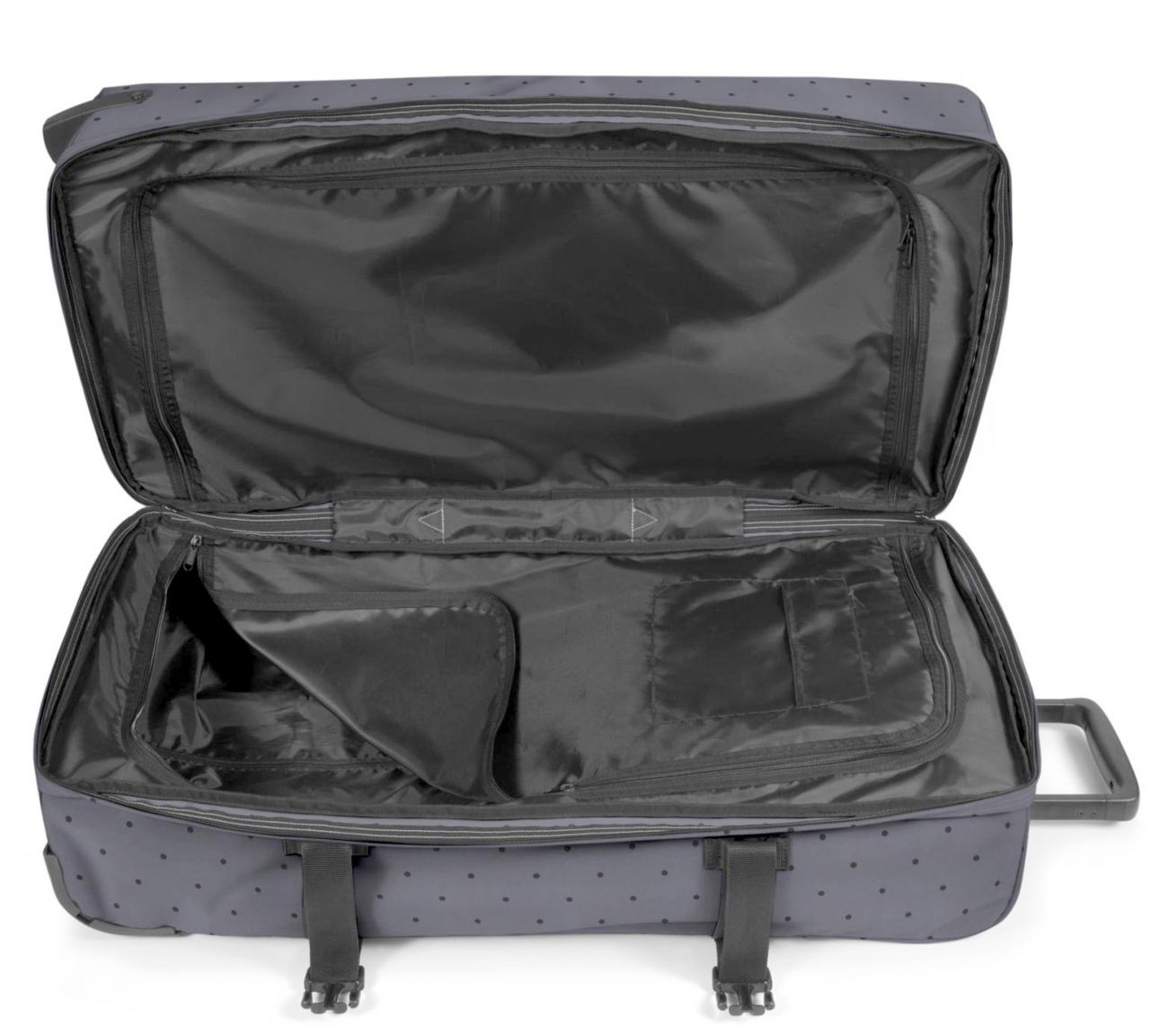 Eastpak Transverz L Rollentasche Dot Grey schwarze Punkte
