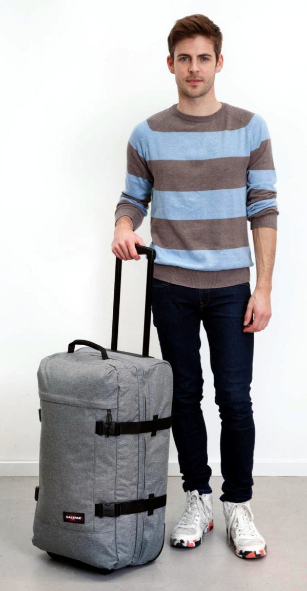 Eastpak Transverz M Rollentasche Sunday Grey Grau