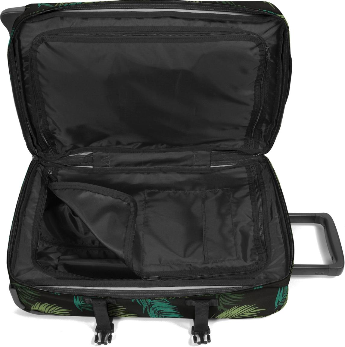 Eastpak Transverz S Brize Palm Core schwarz Kabinentrolley Palmenblatt