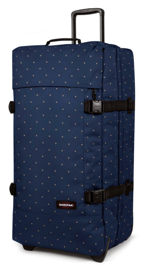 Eastpak TransverzL Rollentasche Dot Blue Graue Punkte
