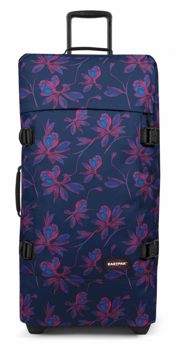 Eastpak Tranverz L 2-Rad Koffertasche Blumen pink lila