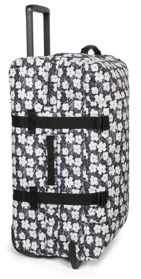 Eastpak Tranverz L 2-Rad Koffertasche Blumen pink lila