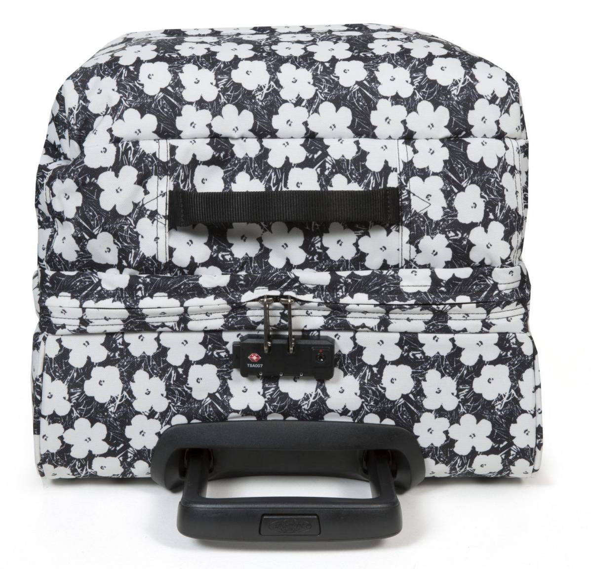 Eastpak Tranverz L 2-Rad Koffertasche Blumen pink lila