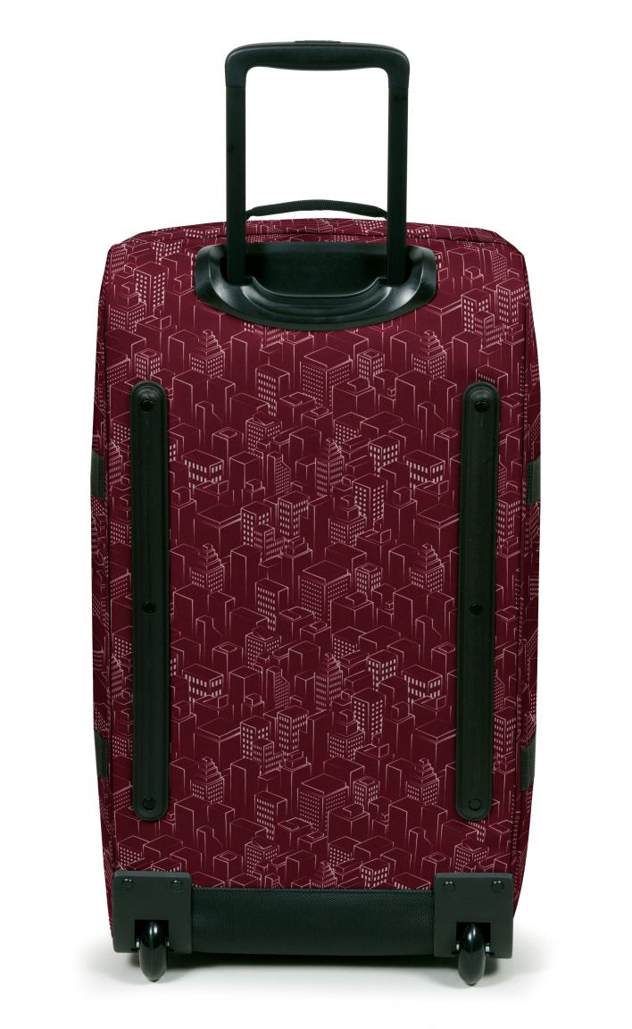 Eastpak Tranverz M Reisetasche Merlot Blocks Rot