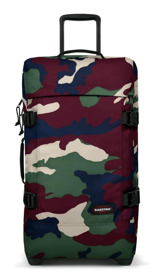 Eastpak Tranverz M Trolleytasche Camo Green Rot