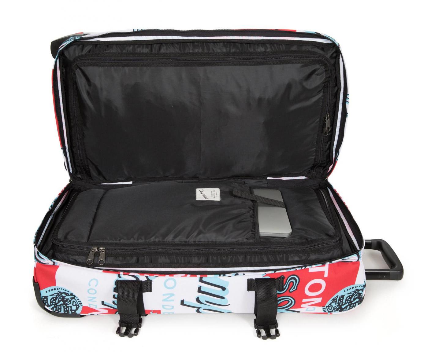 Eastpak Trolley Tranverz M Tomato Andy Warhol weiß rot Dose