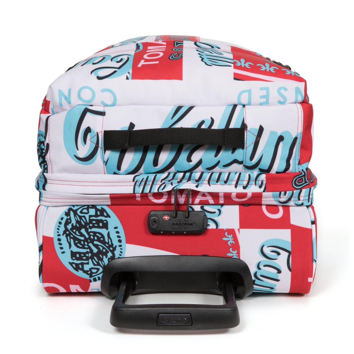 Eastpak Trolley Tranverz M Tomato Andy Warhol weiß rot Dose