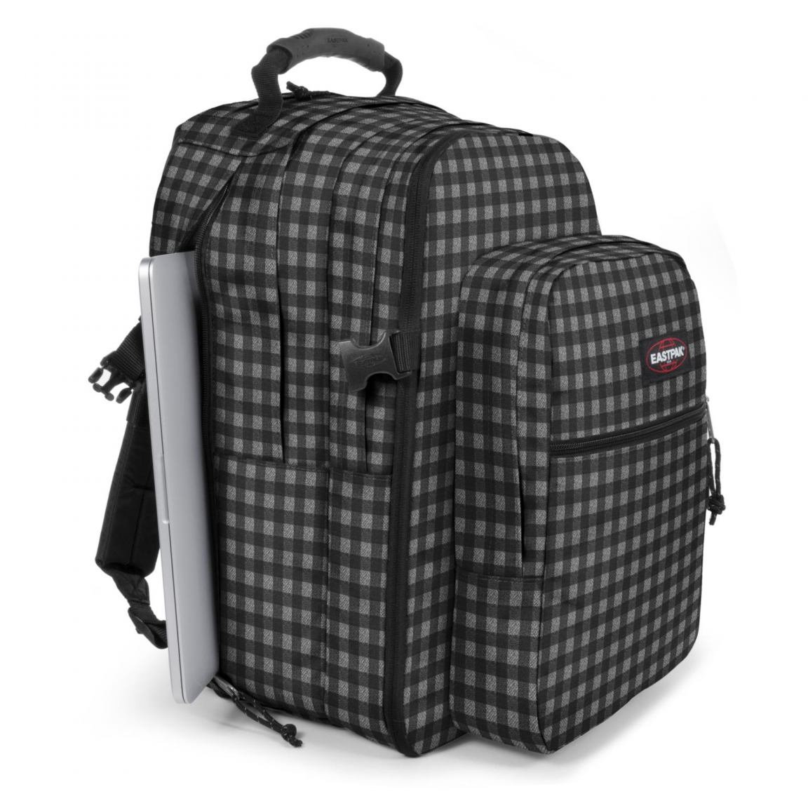 Eastpak Tutor Schulrucksack Karo grau/schwarz
