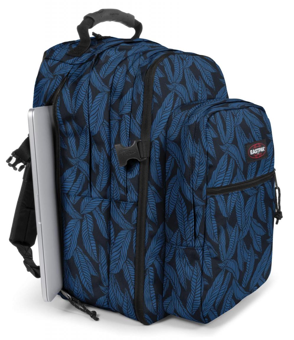 Eastpak Tutor Unitasche Rucksack Blätter blau schwarz