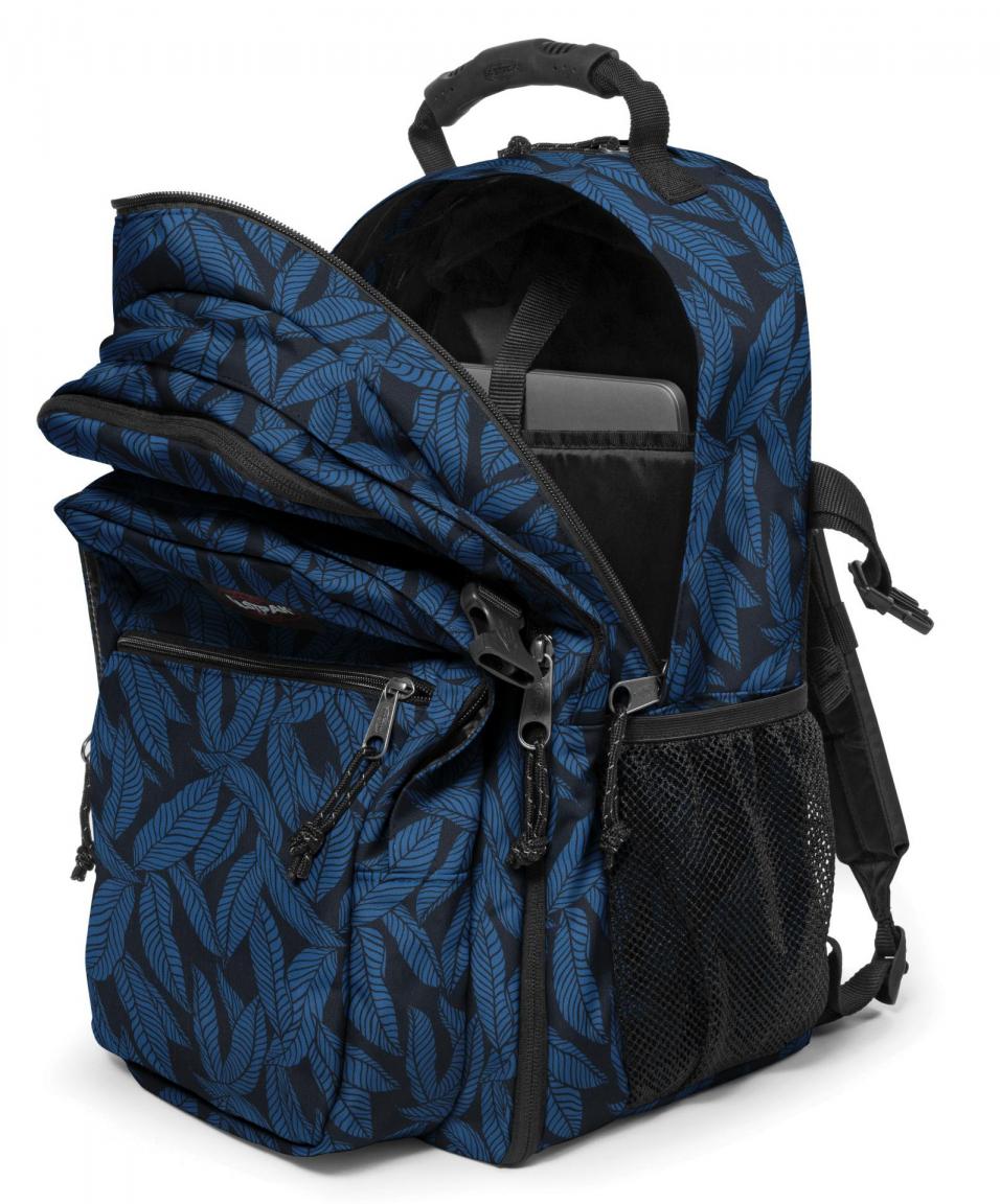 Eastpak Tutor Unitasche Rucksack Blätter blau schwarz