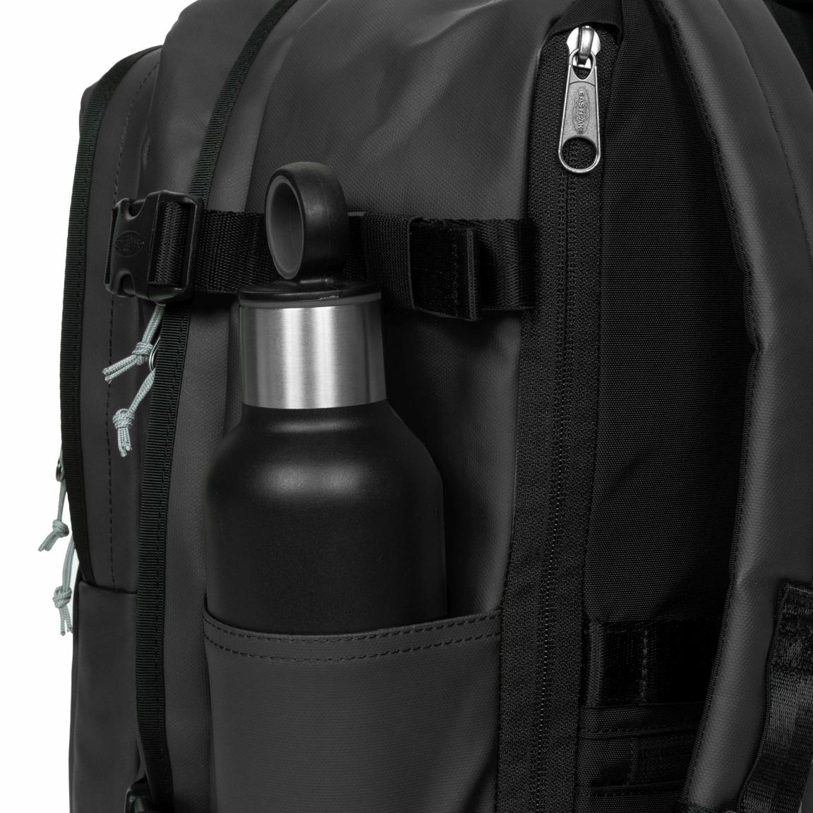 Eastpak beschichteter Handgepäck Rucksack Cabin PakR Tarp Black