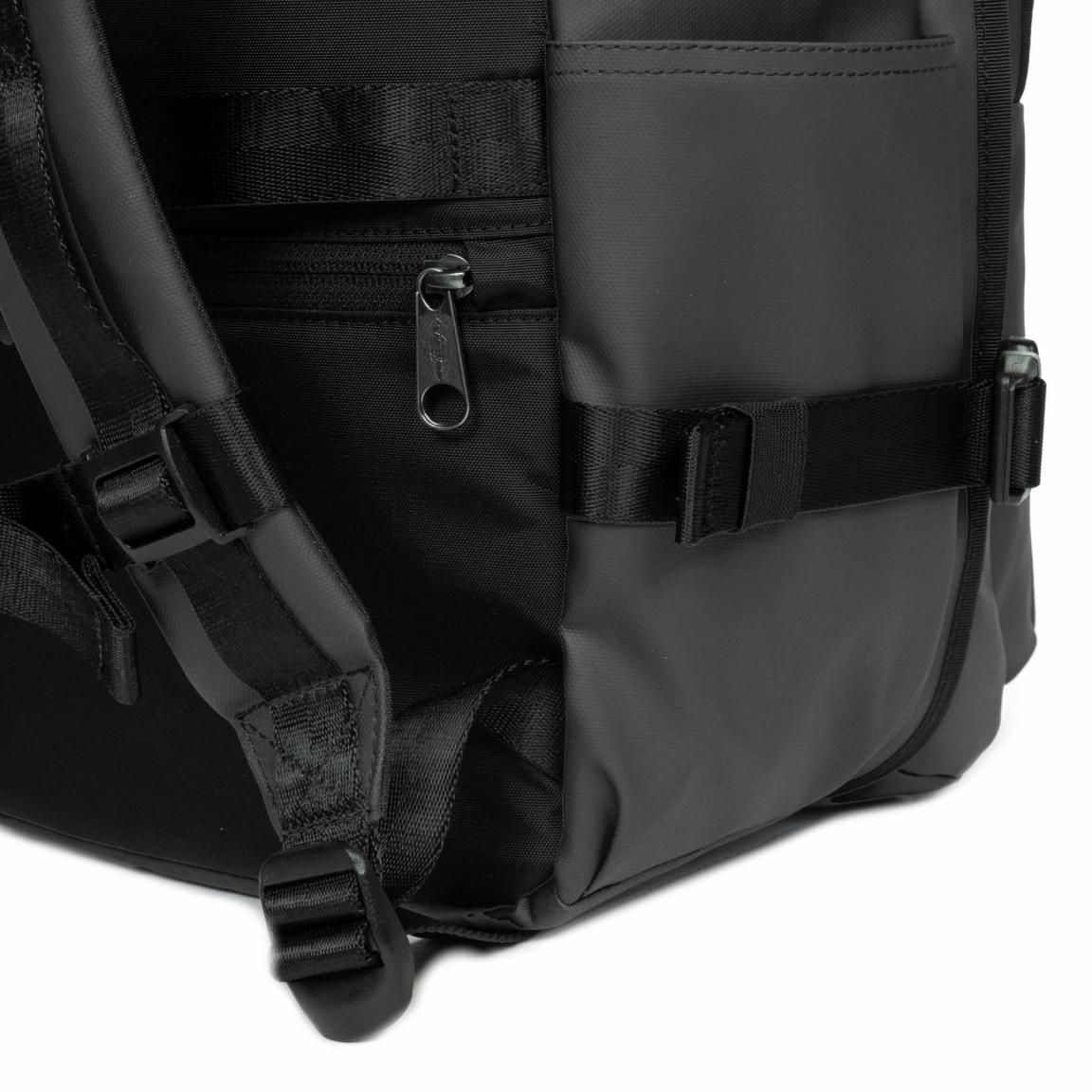 Eastpak beschichteter Handgepäck Rucksack Cabin PakR Tarp Black
