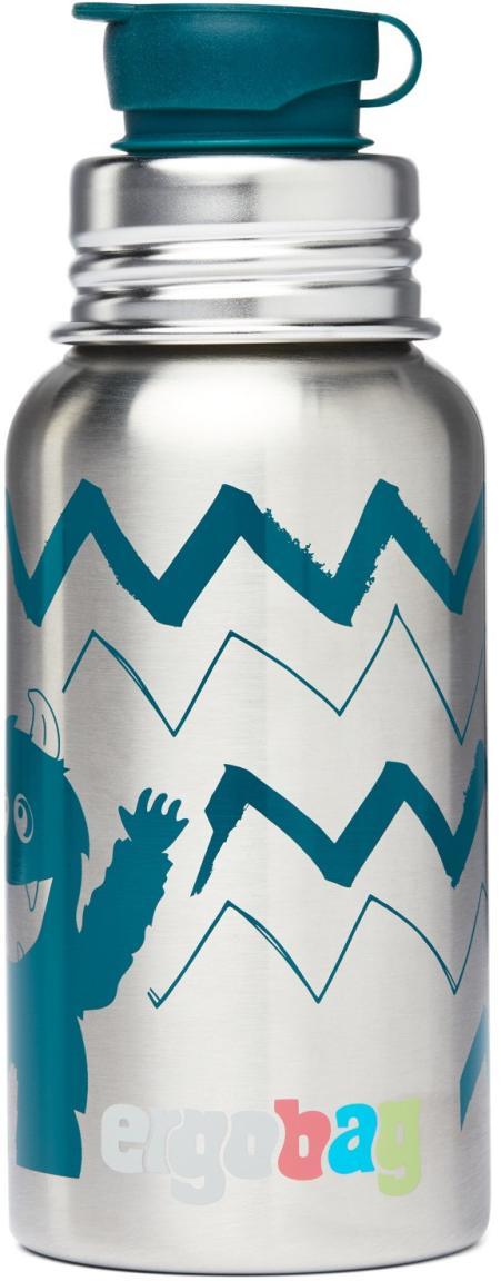 Edelstahl Trinkflasche Monster petrol ergobag Trinkverschluss