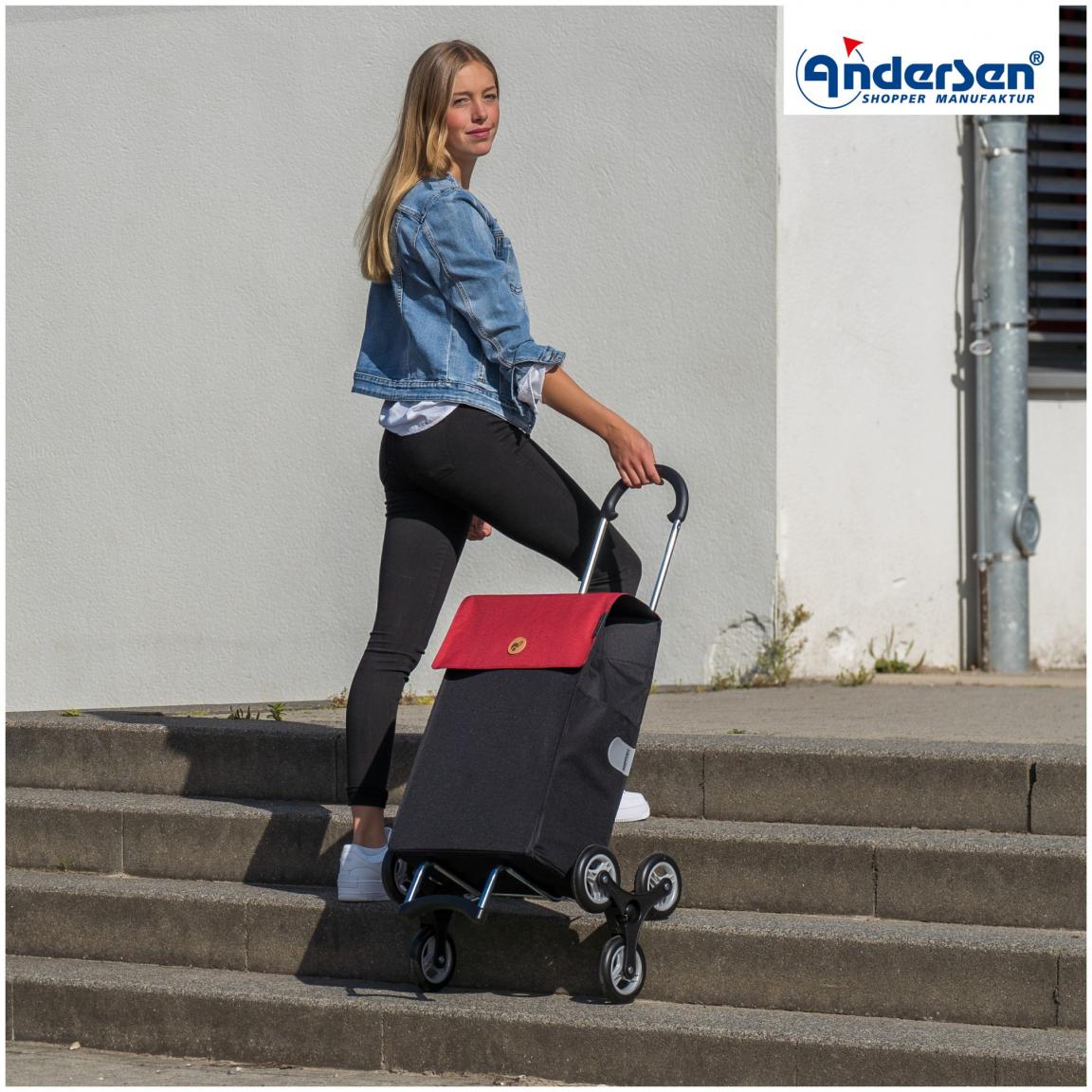 Einkaufstrolley Treppensteiger Scala Shopper Hera Rot Andersen