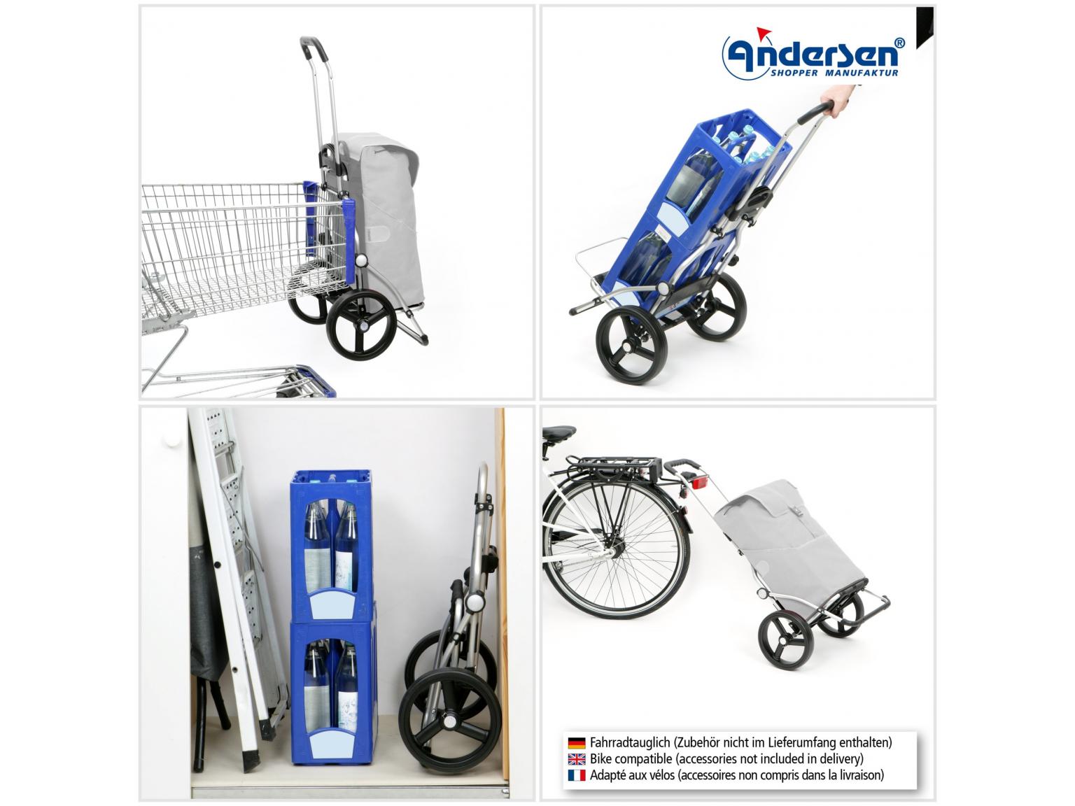 Einkaufswagen Andersen Royal Shopper Weda Blau