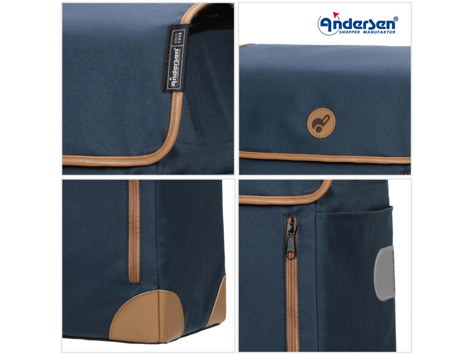 Einkaufswagen Andersen Royal Shopper Weda Blau
