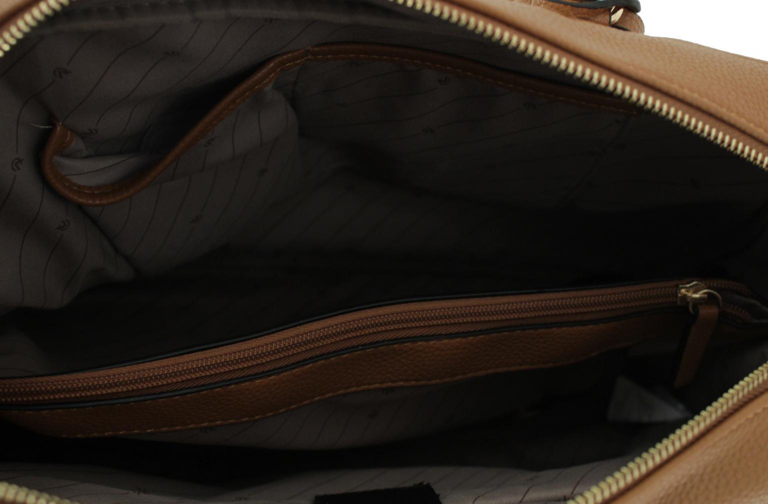 Ella L.Credi Schwarz Bürotasche abnehmbarer Anhänger