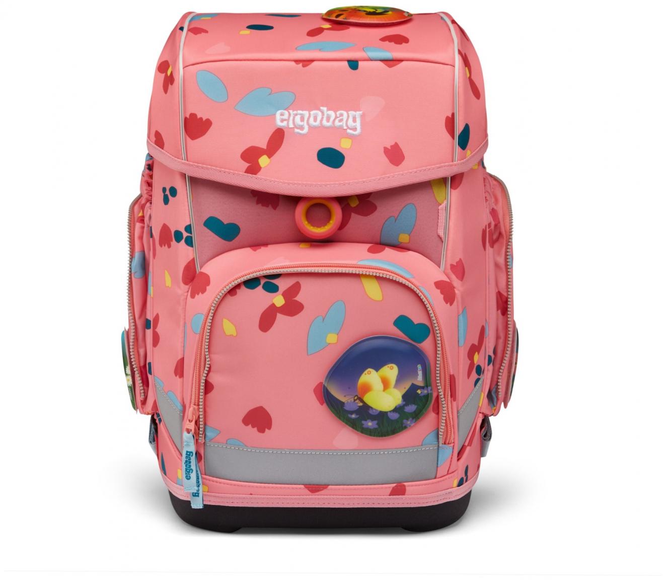 Ergobag Cubo Schulrucksack 5-teiliges Komplettset ZitronenfaltBär rosa