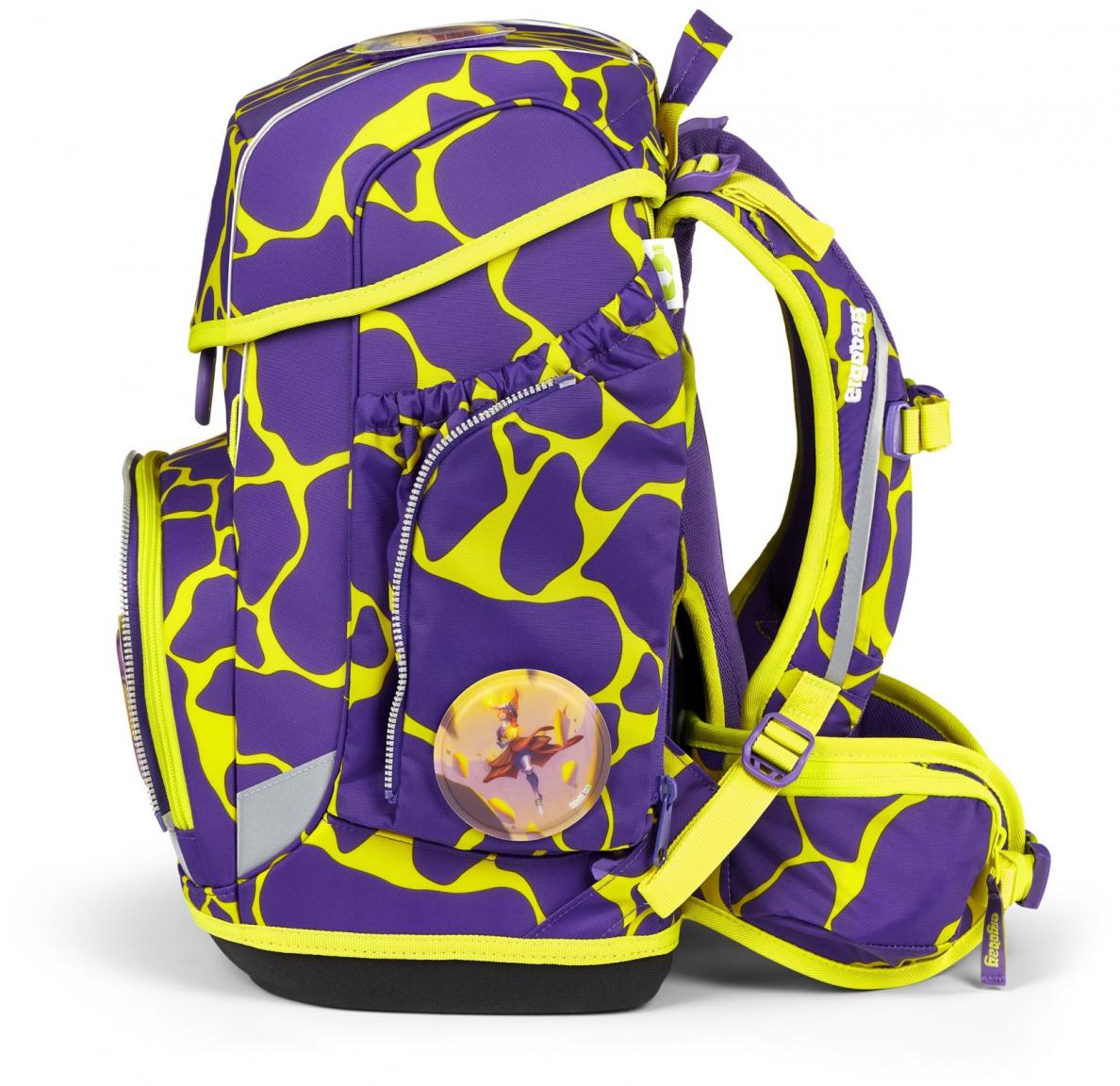 Ergobag Cubo SuBärkraft gelb lila Rucksackset Grundschule