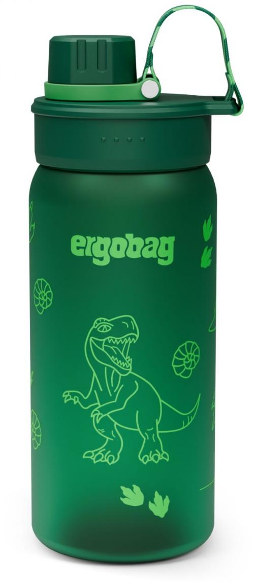 Ergobag Dinosaurier Trinkflasche dunkelgrün