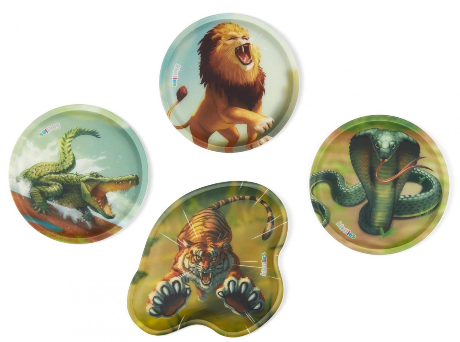 Ergobag Schultaschenset ExBärdition Dschungelprint grün orange