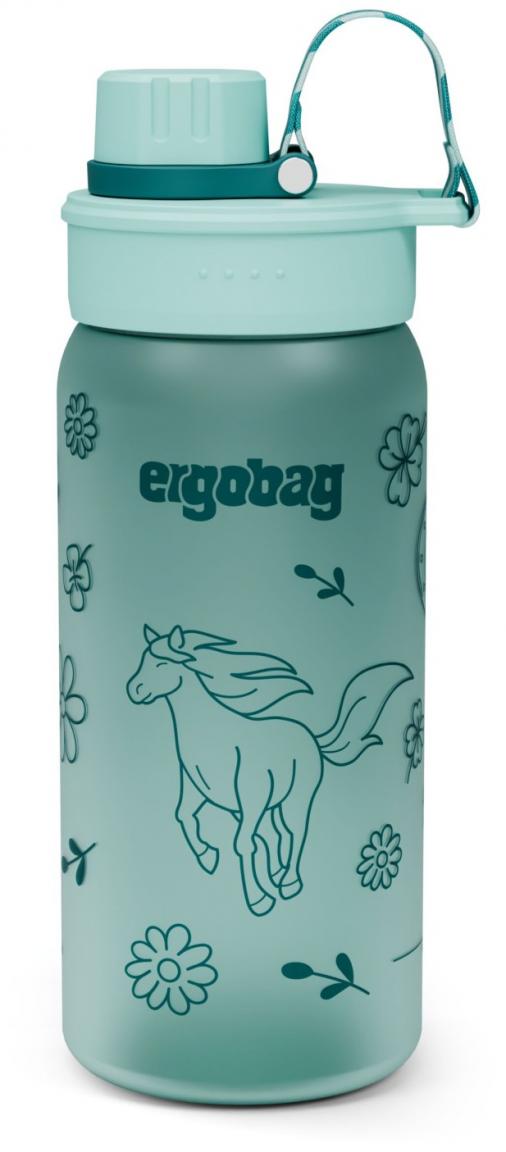 Ergobag Trinkflasche Pferde türkis BPA-frei