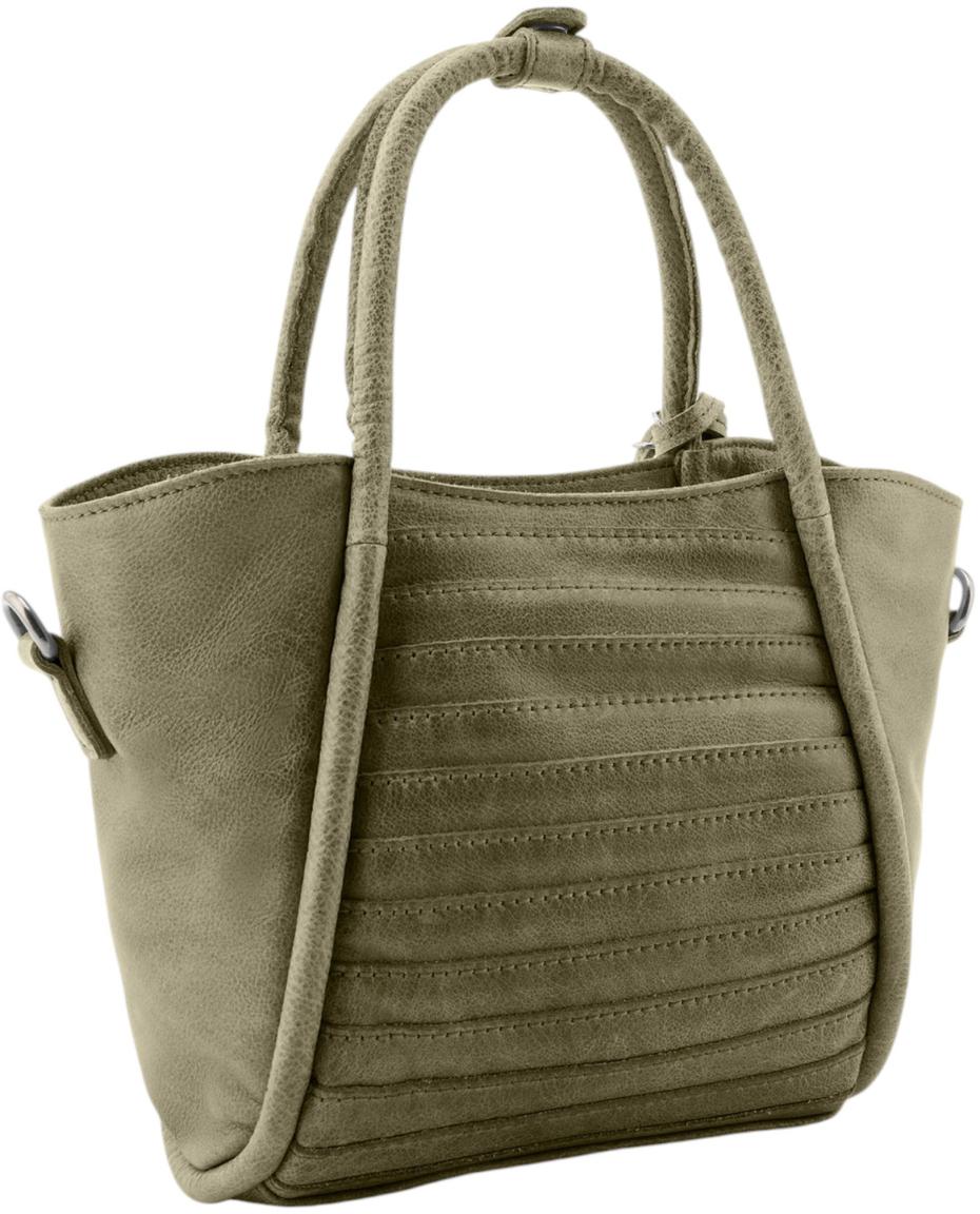 FREDsBRUDER All in Layer Handbag Leder Olive Green - Grün