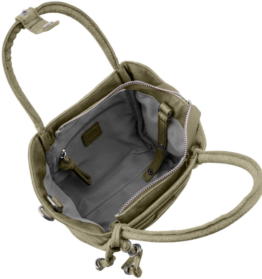 FREDsBRUDER All in Layer Handbag Leder Olive Green - Grün