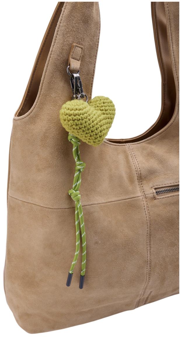 FREDsBRUDER Beautiful Mess Hobo Shoppertasche Velours Dark Sand - Beige