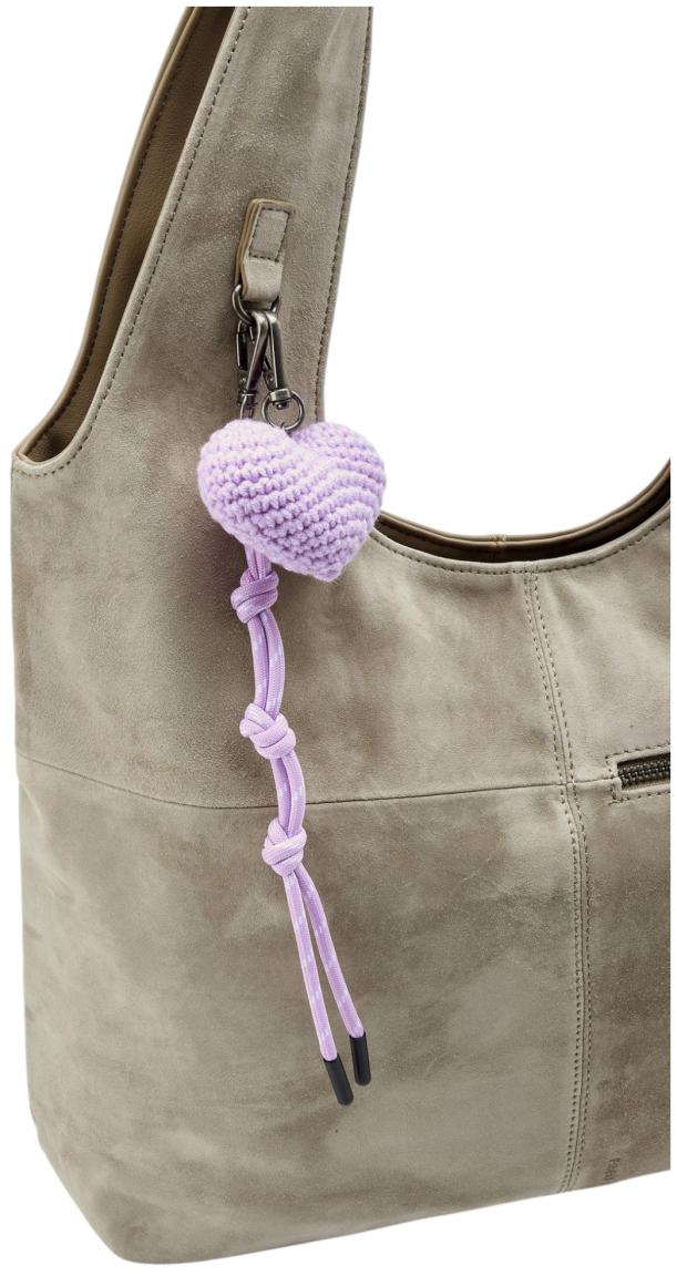 FREDsBRUDER Beautiful Mess Hobo Shoppertasche Velours Taupe