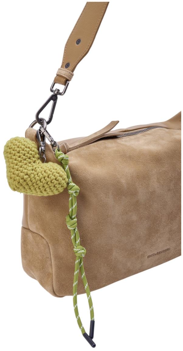 FREDsBRUDER Beautiful Mess Shoulderbag Crossovertasche Velours Dark Sand - Beige