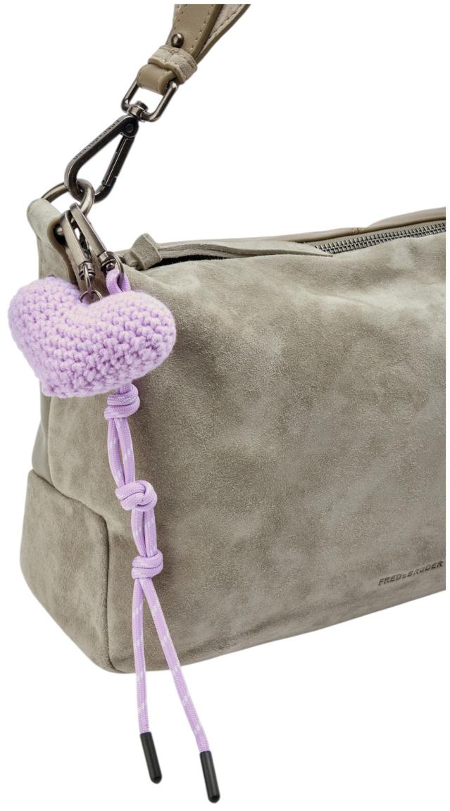 FREDsBRUDER Beautiful Mess Shoulderbag Crossovertasche Velours Taupe