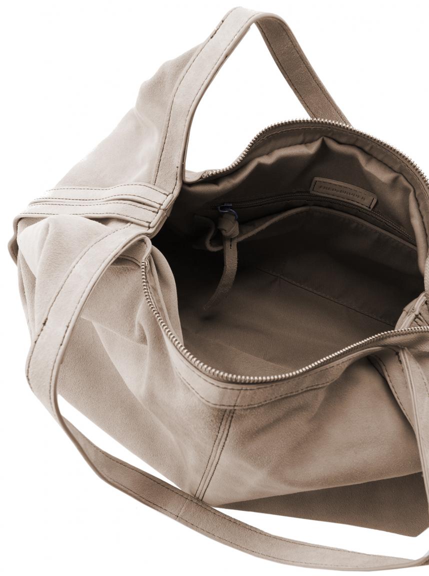 FREDsBRUDER Best to Come Beuteltasche Powder Taupe Materialmix