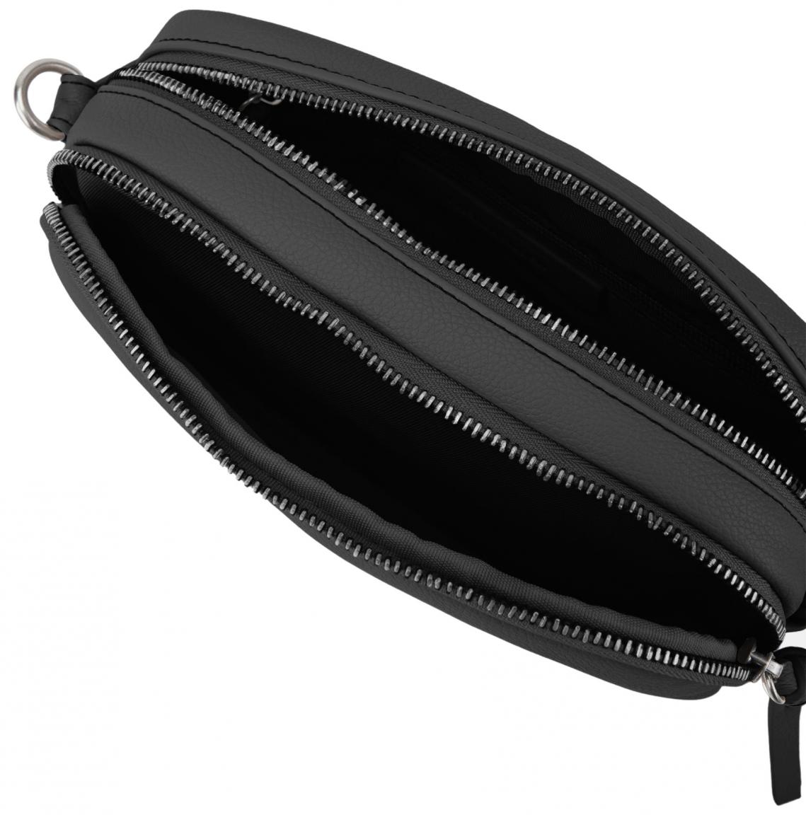 FREDsBRUDER Crossovertasche schwarz Bestie nachhaltig Metallringe
