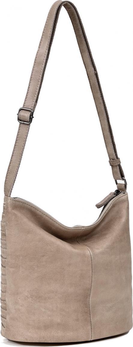 FREDsBRUDER Gürtelinchen Bucket Bag dirty stone Leder Vintagelook