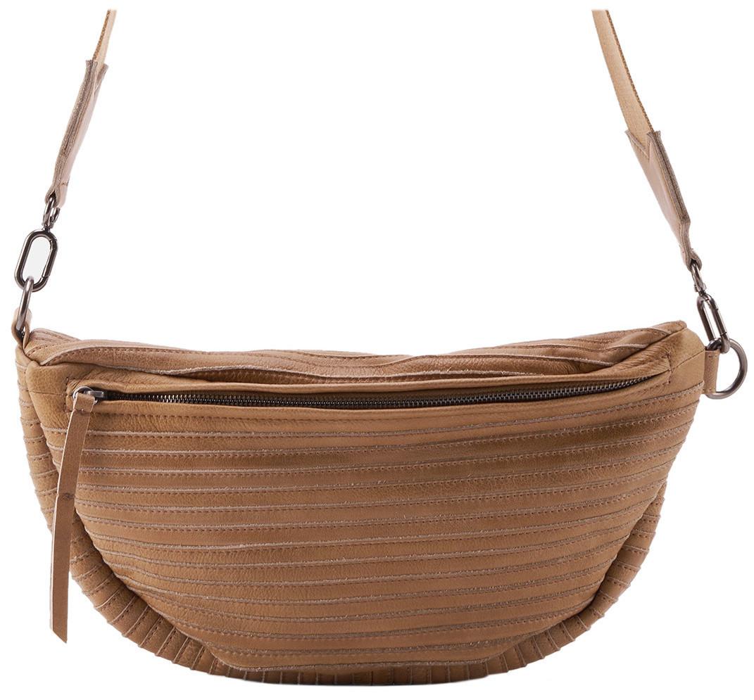 FREDsBRUDER Gürteltasche caramel Riffle crossover Leder Vintage