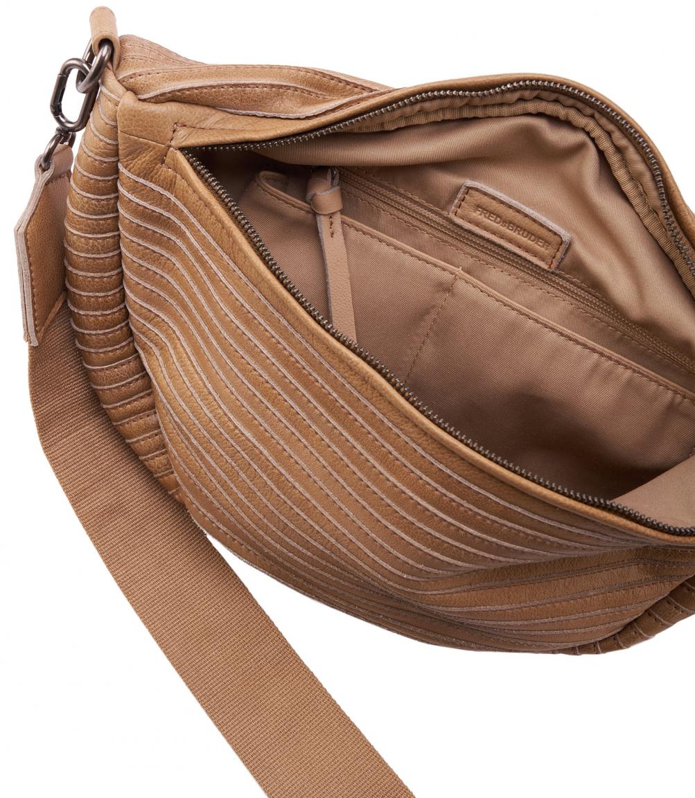 FREDsBRUDER Gürteltasche caramel Riffle crossover Leder Vintage