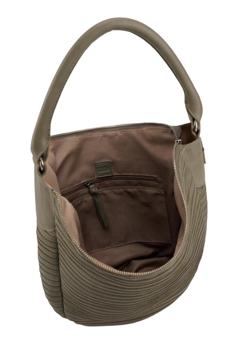 FREDsBRUDER Gürteltier S Beuteltasche Leder Olive Green - Grün