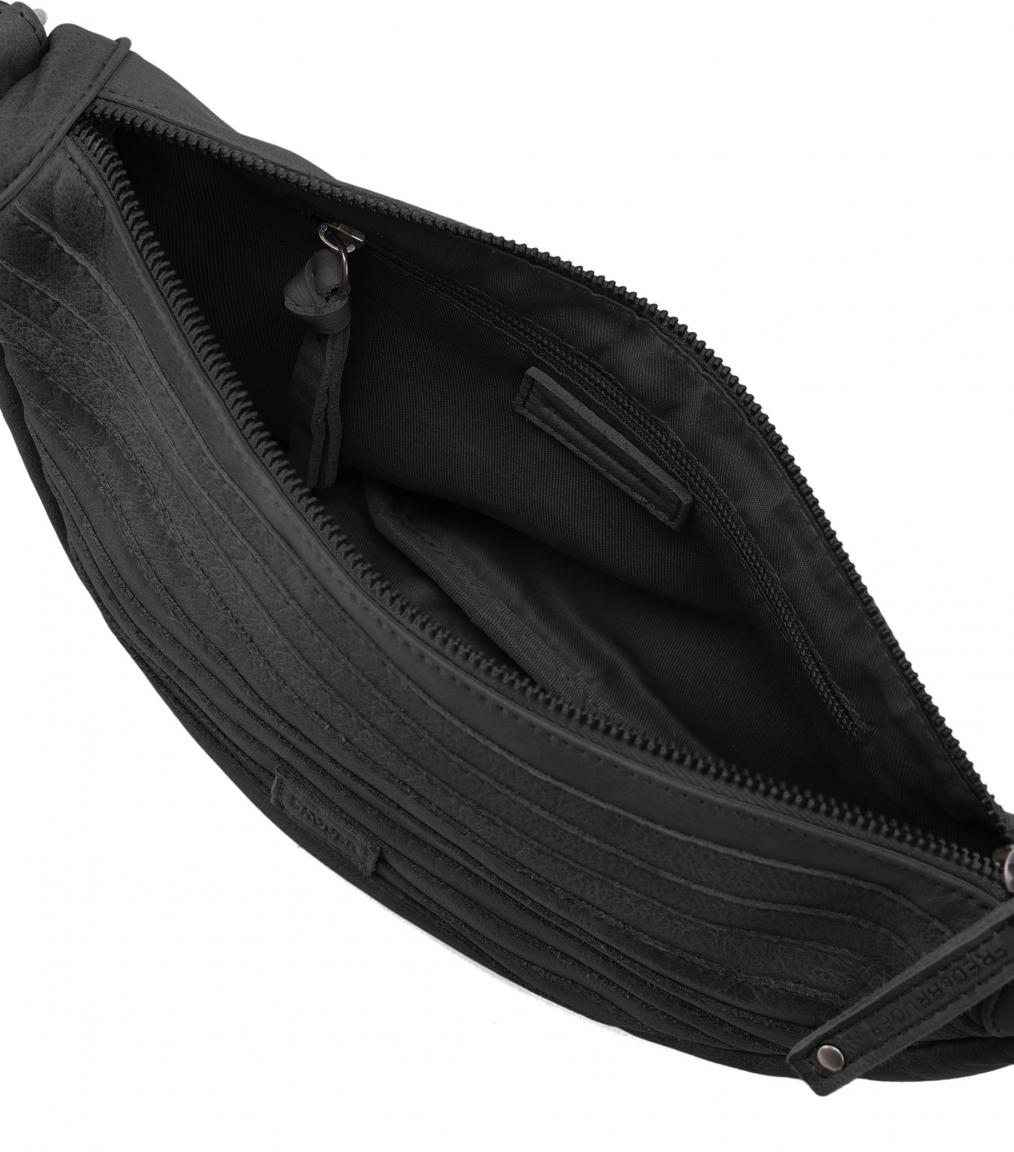 FREDsBRUDER Layer Halfmoon Bag schwarz Umhängetasche