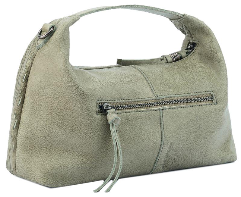 FREDsBRUDER Ledertasche Small Soft Cut Leaf Hellgrün