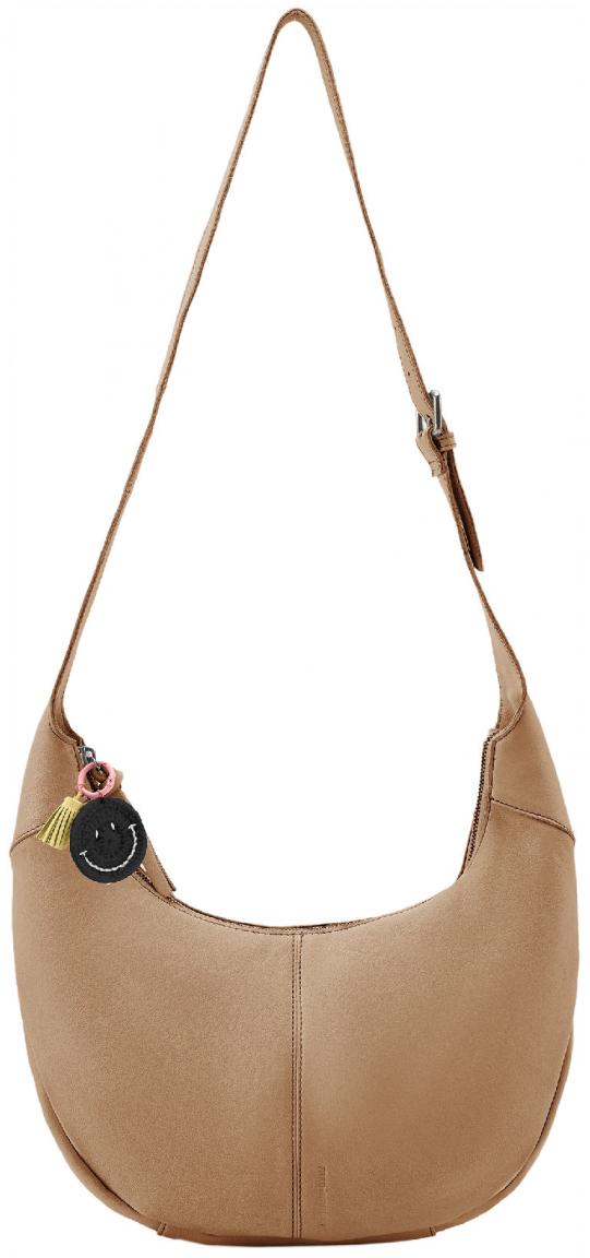 FREDsBRUDER Ledertasche Take A Smile Milk Coffee hellbraun
